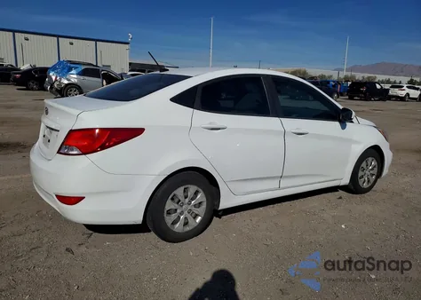 2016 Hyundai Accent Se z USA, uszkodzony, nr VIN KMHCT4AE2GU107703